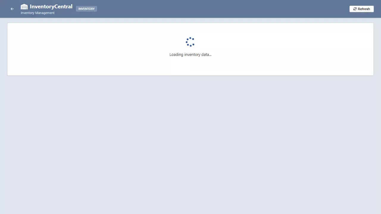 Inventory Central demo