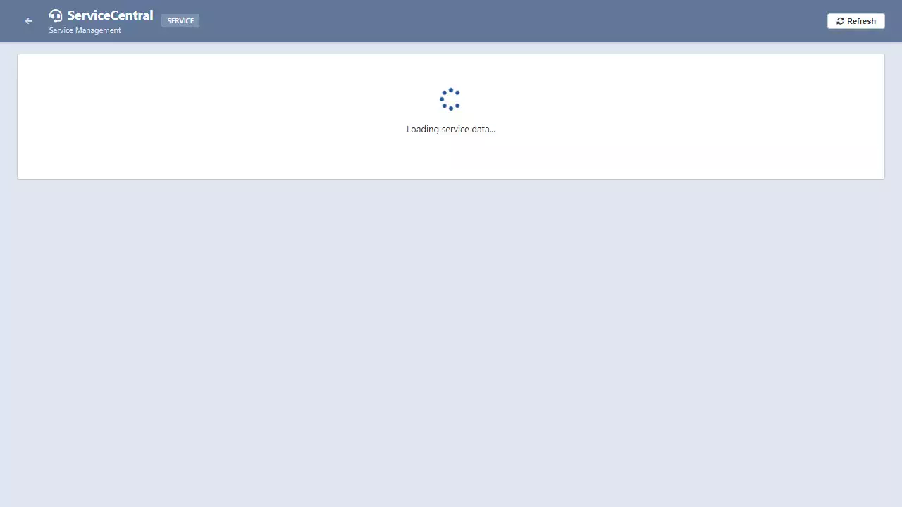 Service Central demo